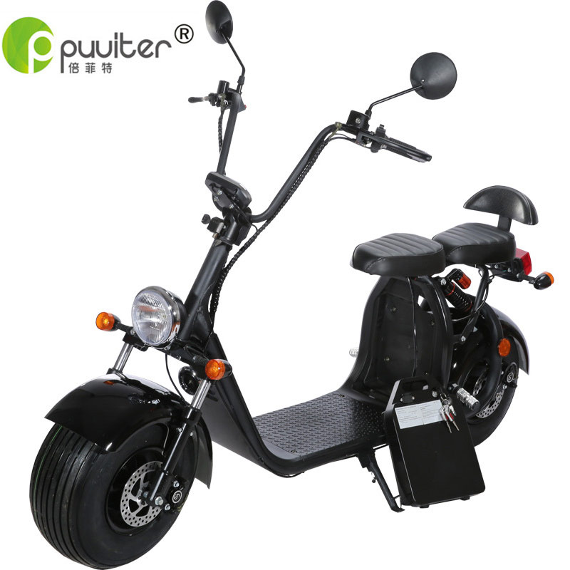 EEC/COC electric citycoco scooter motorcycle Fat Tire 1500w C07A-1
