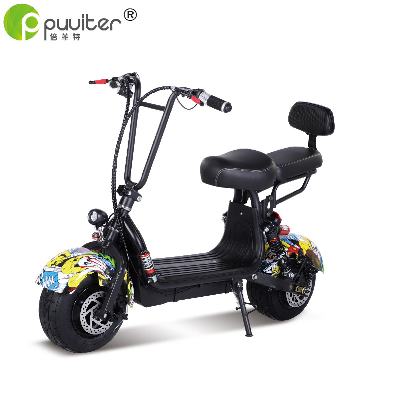 Two Wheel Electric Scooter With Fat Wheels /Fashion Citycoco City ...