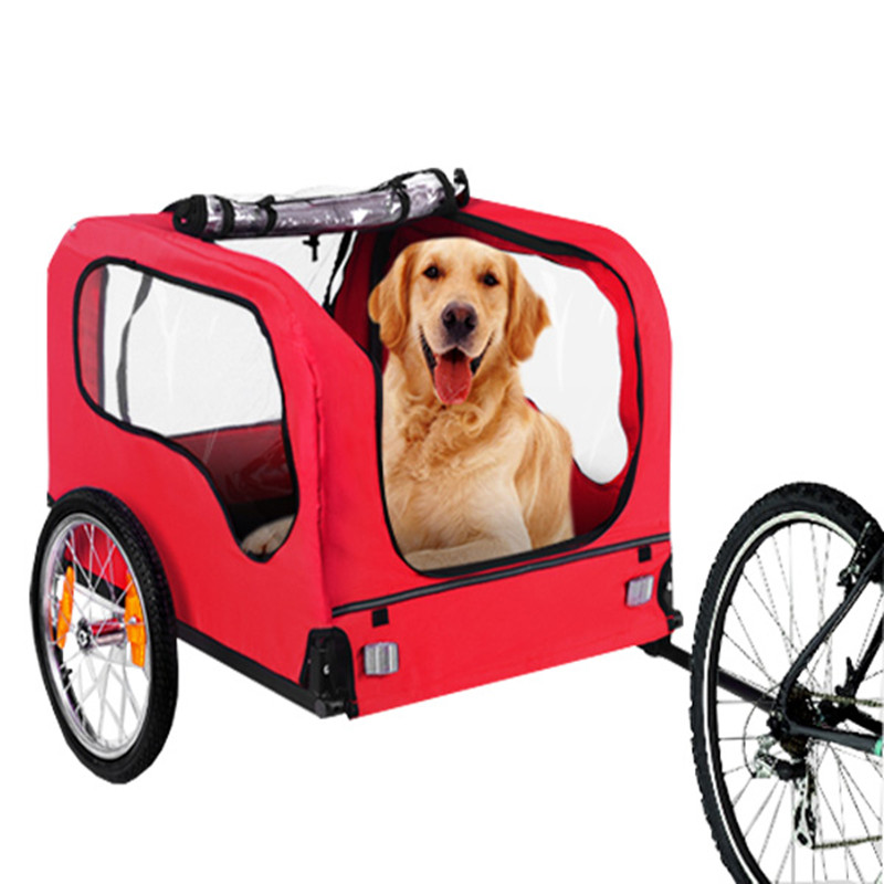 Hot Selling Pet Bike Trailer Dog Cat Bicycle Pram Stroller pet stroller Jogger Foldable(PT004)