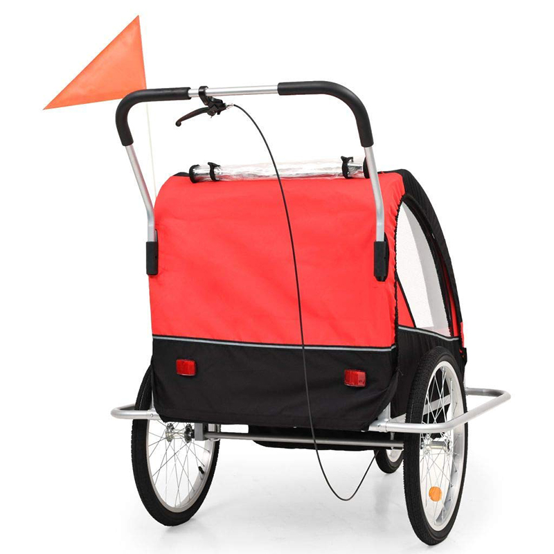 Popular CE approved Baby bike trailer with EN15918:2011&EN1888&ISO9000 child bike trailer mother baby stroller bike BT002