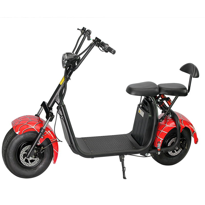 electric scooter 60V 12A 1000w citycoco Battery removable electrical scooter motor, adult electric motorcycle(C07)